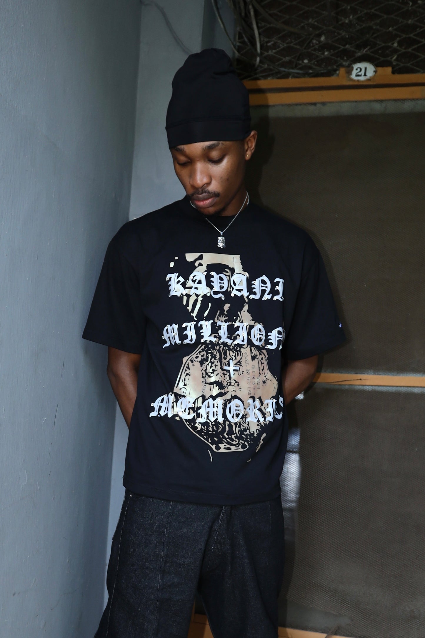 M+M RHINESTONE TEE