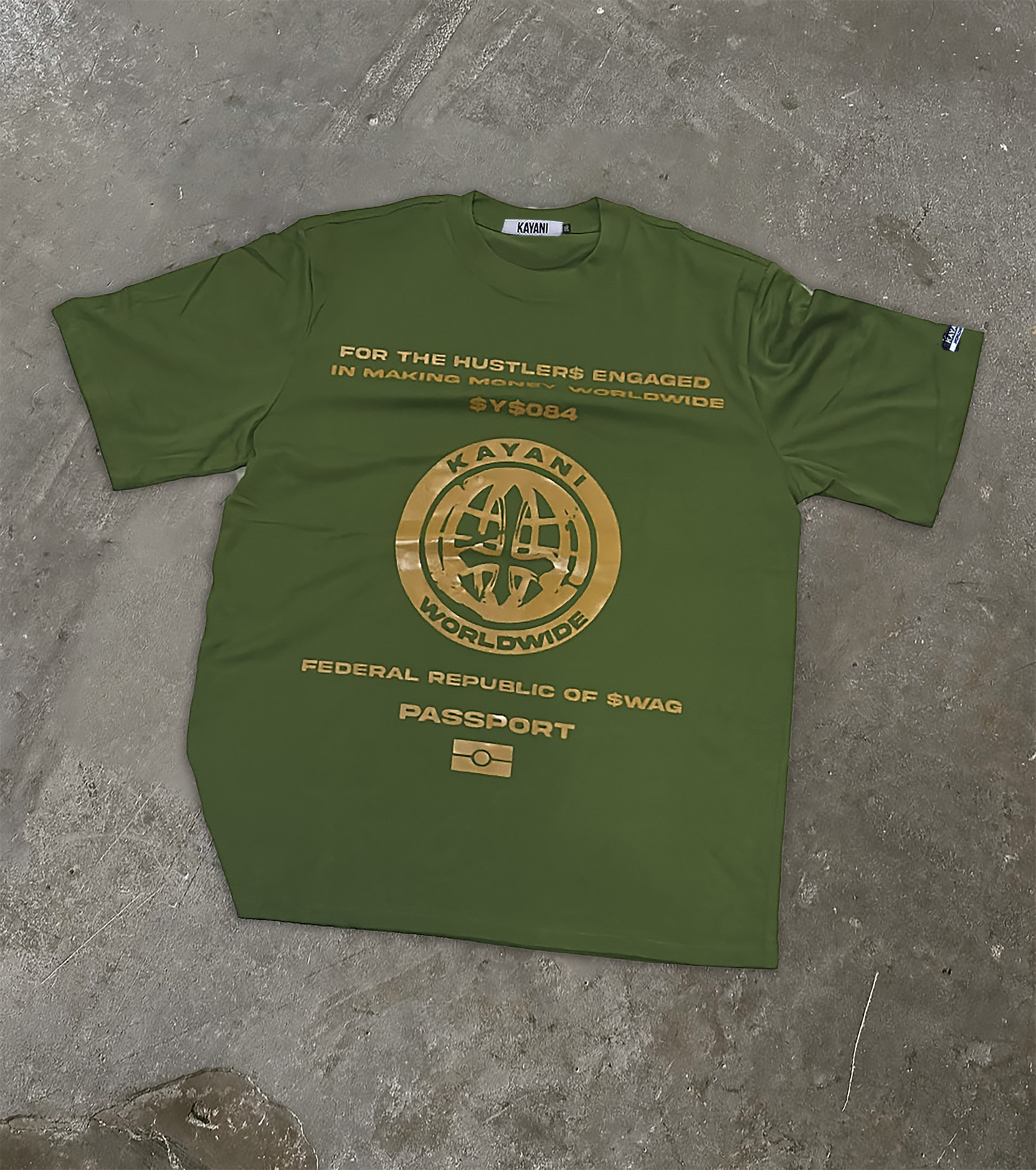 FEDERAL REPUBLIC OF $WAG PASSPORT TEE